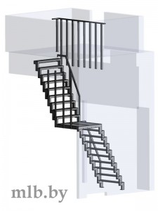 Схема лестницы пожарной