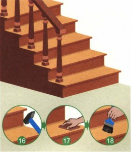 Как обновить деревянную лестницу?