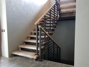 Дизейнерское ограждение для лестницы в коттедж