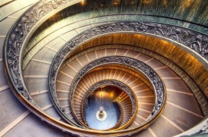 Лестница в Ватикане