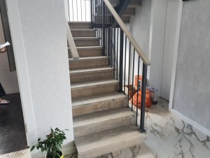 Переделка существующей лестницы заказчика в Колодищах