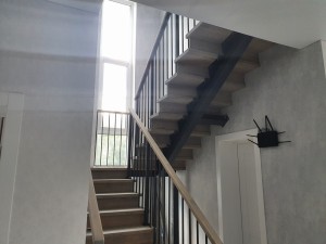 Переделка существующей лестницы заказчика в Колодищах