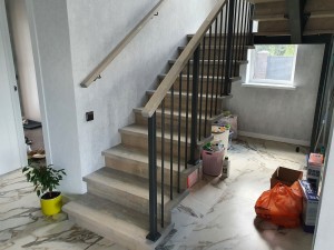 Переделка существующей лестницы заказчика в Колодищах