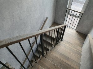 Переделка существующей лестницы заказчика в Колодищах