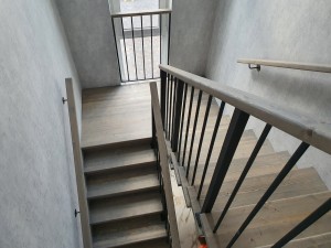 Переделка существующей лестницы заказчика в Колодищах