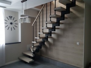 Лестница Квадро для дома в Марьиной Горке