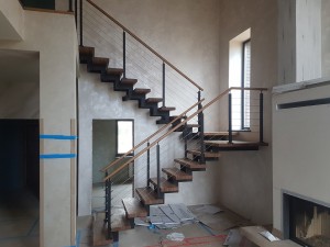 П-образная лестница для дома в Колодищах