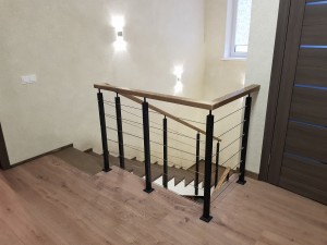 Ограждение для готовой лестницы в городе Заславль