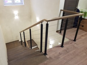 Ограждение для готовой лестницы в городе Заславль