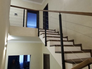 Ограждение (перила) для бетонной лестницы