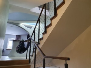 Ограждение (перила) для бетонной лестницы