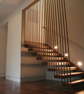 Заказать изготовление лестницы на второй этаж в Горках Подвесные лестницы