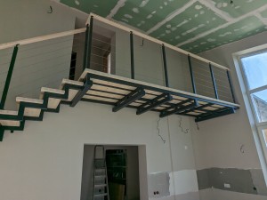 Изготовление лестницы с тросовым ограждением в Смолевичах