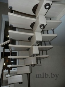Новая модульная лестница для дома серии Элит