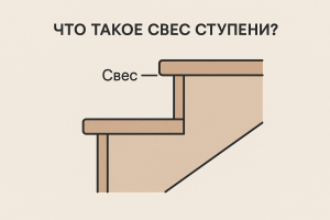 Что такое свес ступени?