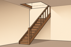 Минимальный размер проёма для лестницы: как рассчитать правильно Минимальный размер проёма для лестницы