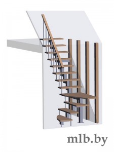 3D-проект лестницы в доме